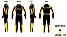 Load image into Gallery viewer, Custom made premium nomex car racing suit, SFI 3.2A/5 approved suit. (50% upfront deposit)