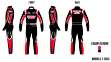 Load image into Gallery viewer, Custom made car racing suit, SFI 3.2A/5 approved Double layer suit with free shoes and gloves. (summer season deal, 50% upfront deposit)