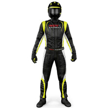 Load image into Gallery viewer, Move racewear Series X custom fire racing suit.
