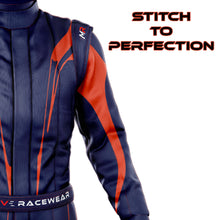 Load image into Gallery viewer, Move racewear custom fire racing suit.
