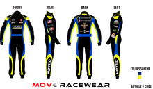 Load image into Gallery viewer, Custom made car racing suit, SFI 3.2A/5 approved Double layer suit. (Black Friday Deal, $100 remaining deposit)