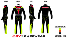 Load image into Gallery viewer, Custom made car racing suit, SFI 3.2A/5 approved Double layer suit (summer season deal, 2x 50% upfront deposit)